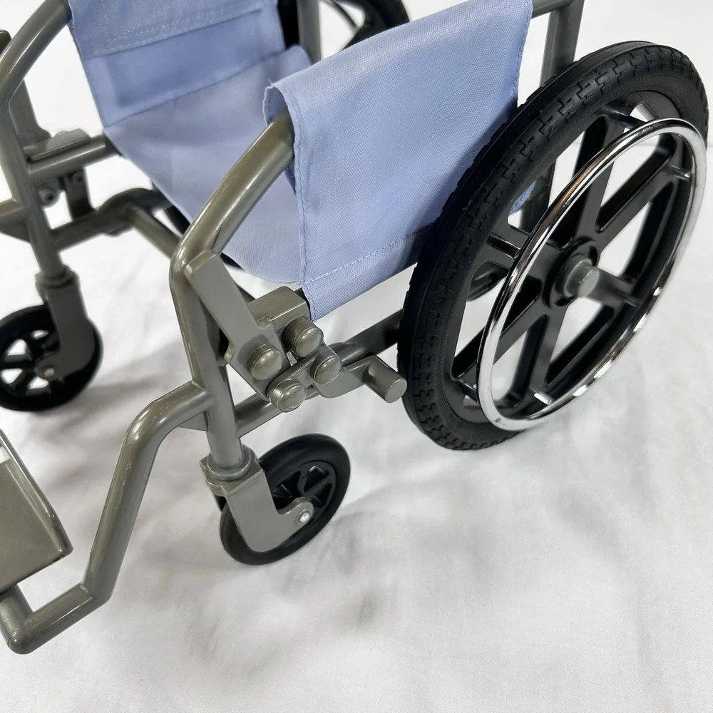American Girl Doll Wheelchair Light Purple Gray 18
